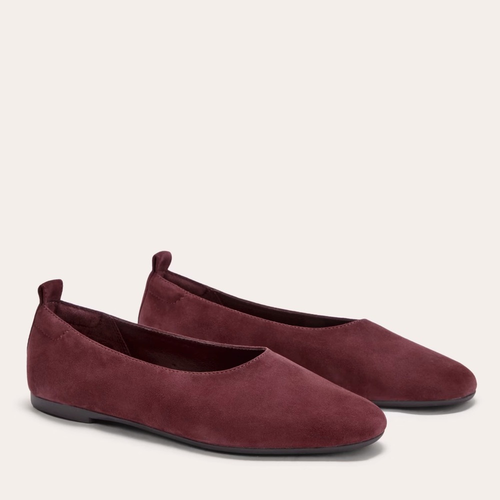 NEW Everlane The Day Glove Cushion Suede Ballet Slippers Flats shoes sz 9